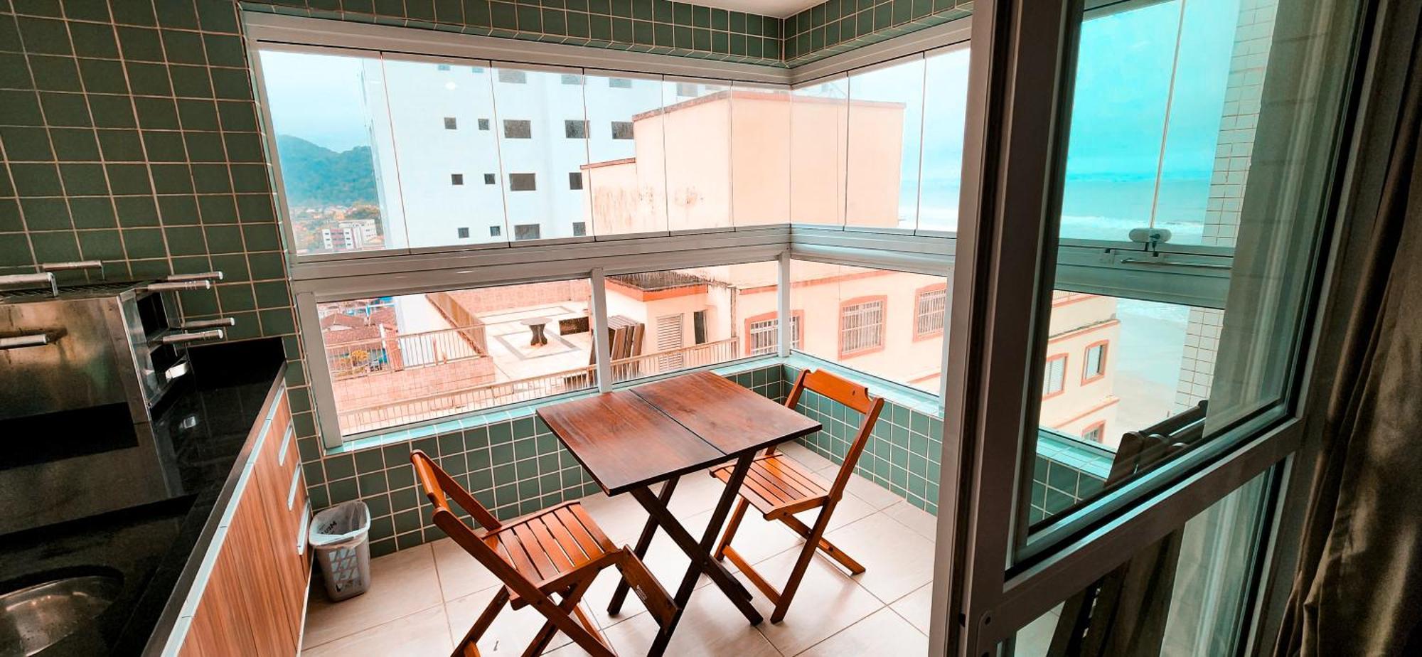 Apto Em Mongagua - De Frente Para O Mar Mongaguá Exterior foto